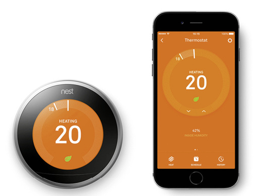 <p>
Nest war der erste Anbieter, der über das Smartphone bedienbare und auswertbare Heizungsthermostate entwickelt hat.
</p>