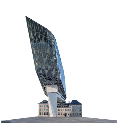 <p>
Der Neubau erinnert an einen riesigen Edelstein passend zu Antwerpen als „Stadt der Diamanten“. 
</p>