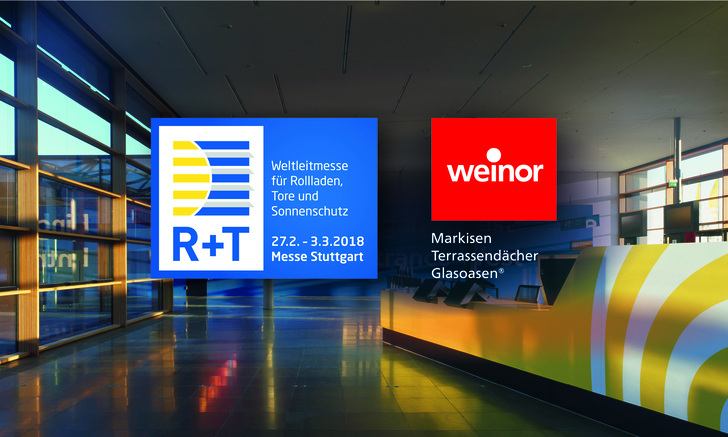 Weinor hat sich wieder für eine Teilnahme an der Weltleitmesse R+T entschieden. - © Weinor
