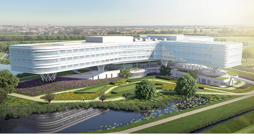 <p>
</p>

<p>
Das Ziekenhuis im belgischen Knokke ist mit gebogenen Fassadengläsern von Finiglas, einem Unternehmen der Semco-Gruppe, ausgestattet. 
</p> - © TA AAprog – Boeckx. – Buro II & ArchI+I

