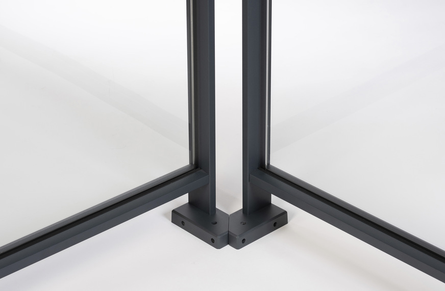 Alle Einzelkomponentenvon Easy Alu lassen sich zu baustellenfertigen Geländermodulen vorfertigen.