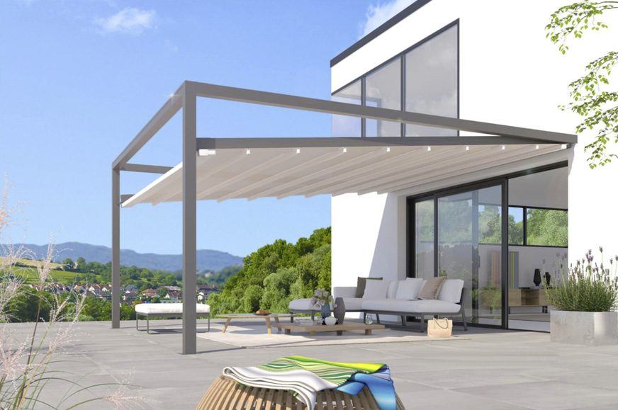 Auch im Einfamilienhausbereich werden mit dem Thema Outdoor neue Gestaltungsmöglichkeiten auf der Terrasse möglich.