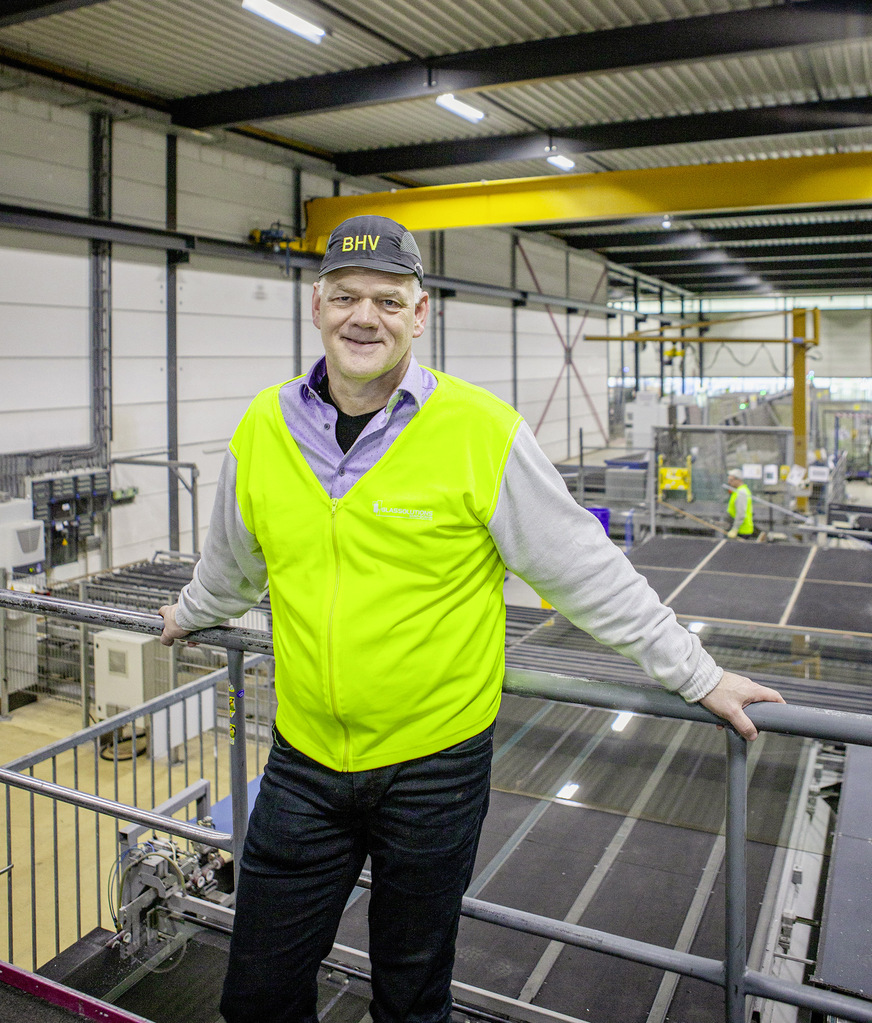 Herman Kanne, Niederlassungsleiter von Technoglas in Emmen, einer Tochter von Glass Solutions.