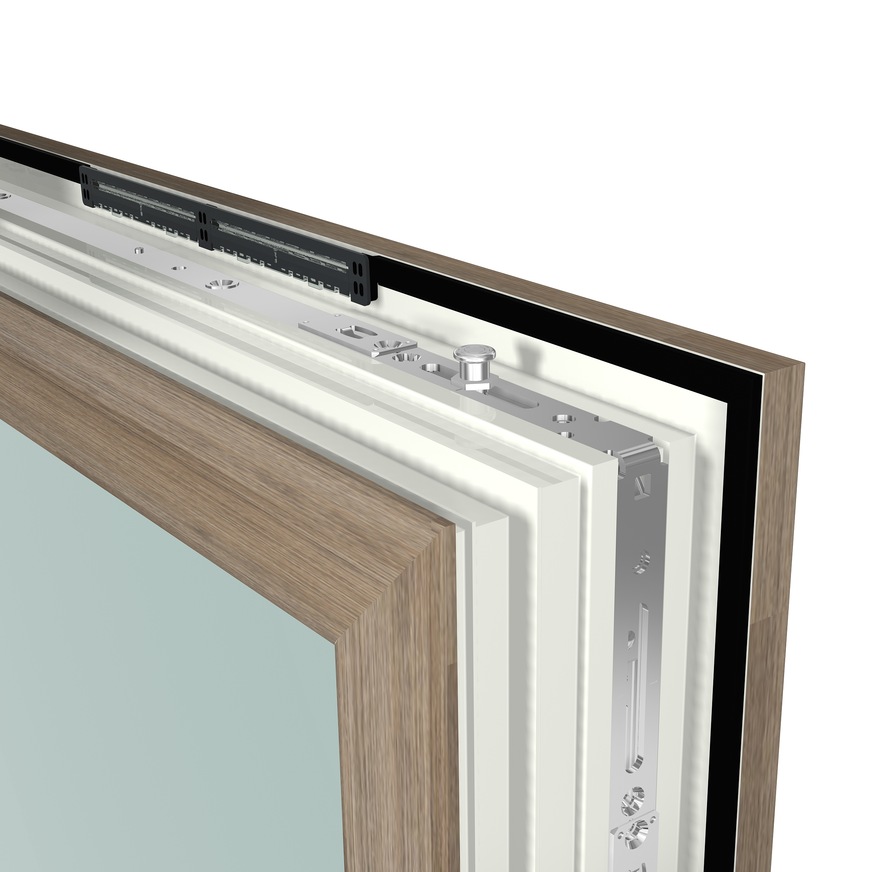 Caire flex ist die Lösung zur passiven Basislüftung: Der Fensterfalzlüfter bringt schon bei geringen Luftdruckunterschieden Frischluft in die Wohnräume, bietet also insbesondere eine wirksame Schimmelprophylaxe