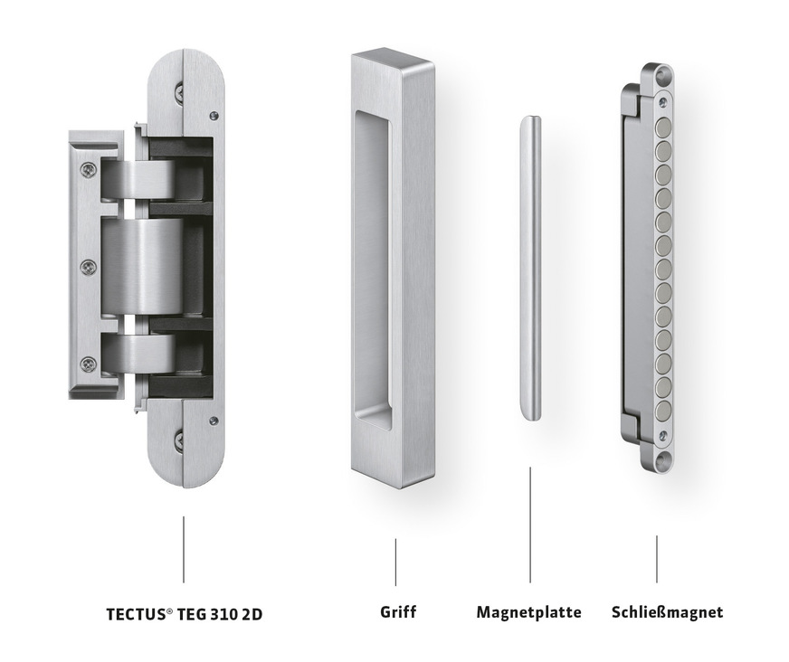 Simonswerk präsentiert innovative Lösungen für flächenbündige Ganzglastüren und neue Ansätze für Holzhaustüren.