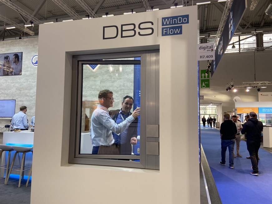 Mit einem großen Stand war die Digital Building Solutions GmbH (DBS) vor Ort. Das Start-Up von Veka und Gealan entwickelt und betreut die digitalen Produkte der Systemgeber für Fenster- und Fassadenbauer.