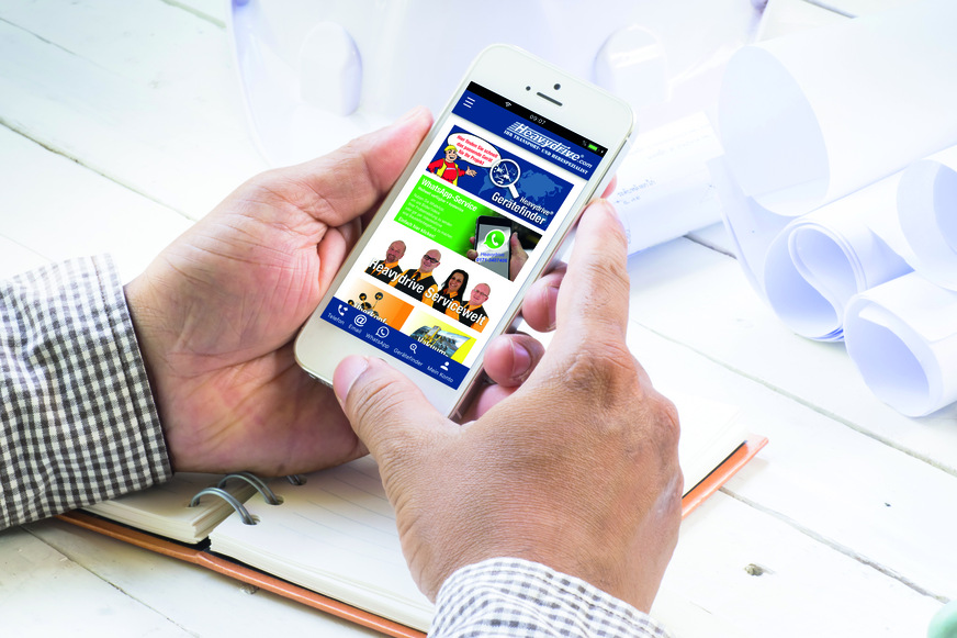 Mit der Heavydrive-App haben Verarbeiter und Montagebetriebe einen schnellen Zugriff auf die Hebetechnik des Anbieters.