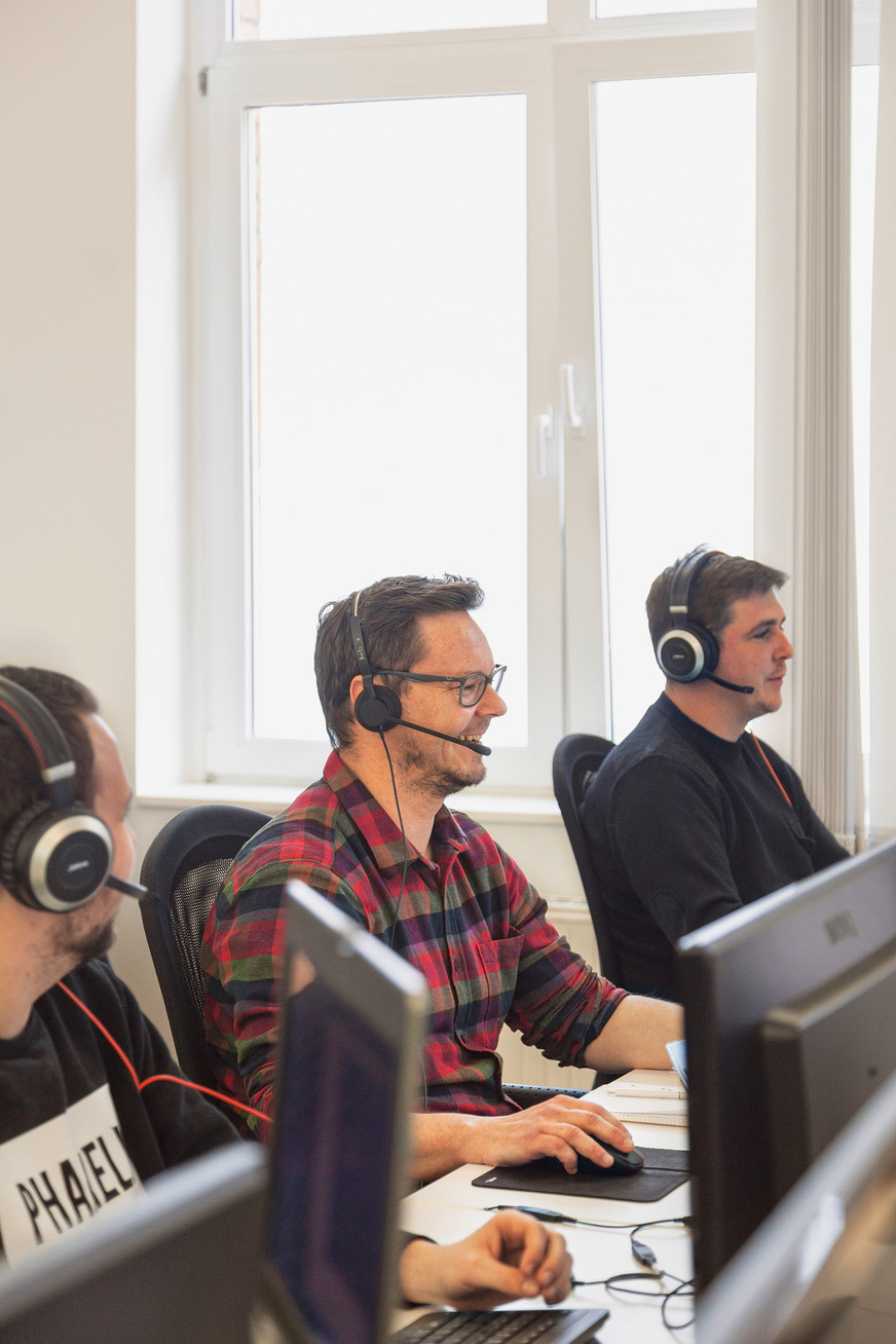 Die meisten der 65 DF-Mitarbeiter sitzen im Büro in Berlin Mitte.