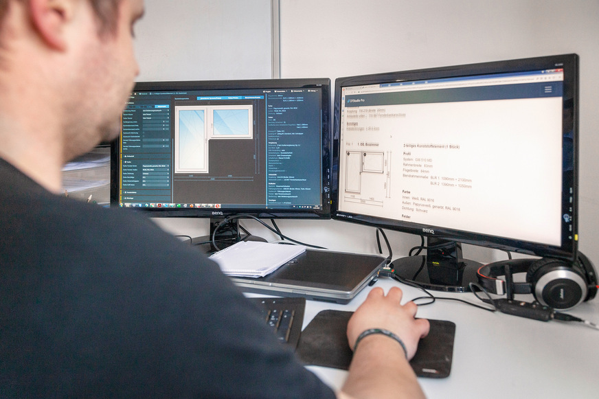 Letztes Jahr wurde die eigene Fensterbau-Software DF Studio in Betrieb genommen.