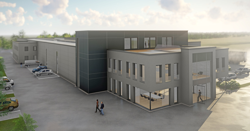 3D-Modell des zukünftigen Standortes der FeBa-Aluminium-Fertigung