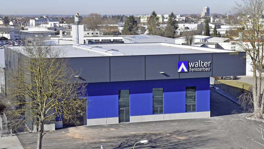 Die neue Kunststofffensterproduktion bei Walter wurde 2019 eingeweiht.