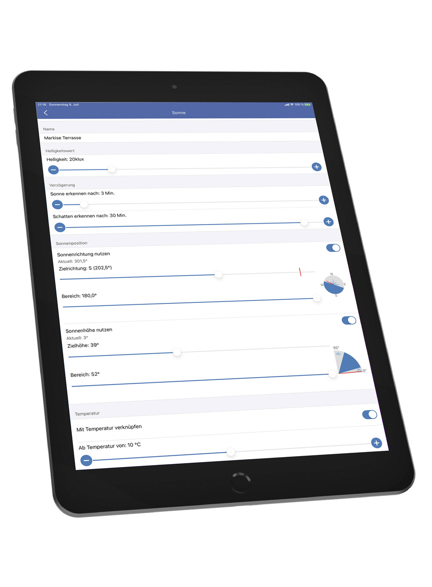 Eine Software die den Sonnenverlauf und die Sonnenhöhe anzeigt, ist für eine gute Planung eigentlich unerläßlich.