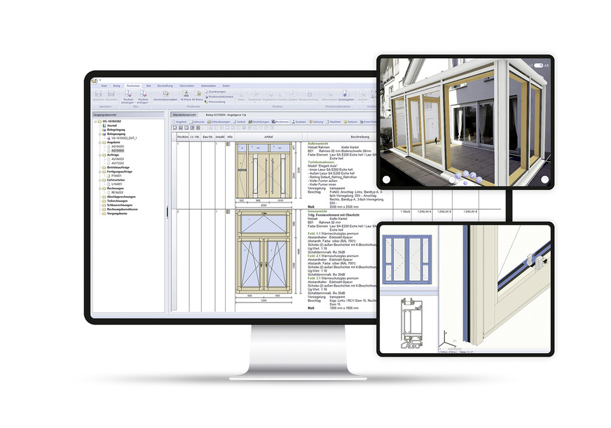 Fenster, Fassaden, Türen oder Wintergärten – Klaes organisiert die digitalen Workflows.