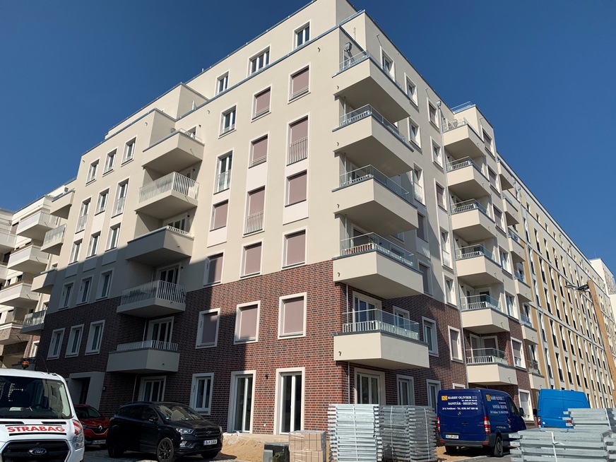 Das Großprojekt „Stadtquartier Südkreuz“ beheimatet 685 Mietwohnungen sowie eine Kindertagestätte.