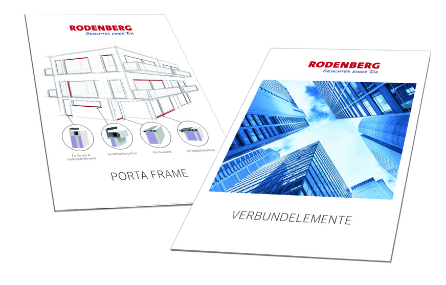 Rodenberg hat sein Lieferprogramm an Verbundelementen und im Bereich Porta FRAME Verbreiterungen weiter entwickelt. Die neuen Verkaufsunterlagen spiegeln die vielfältigen Einsatzmöglichkeiten wider.