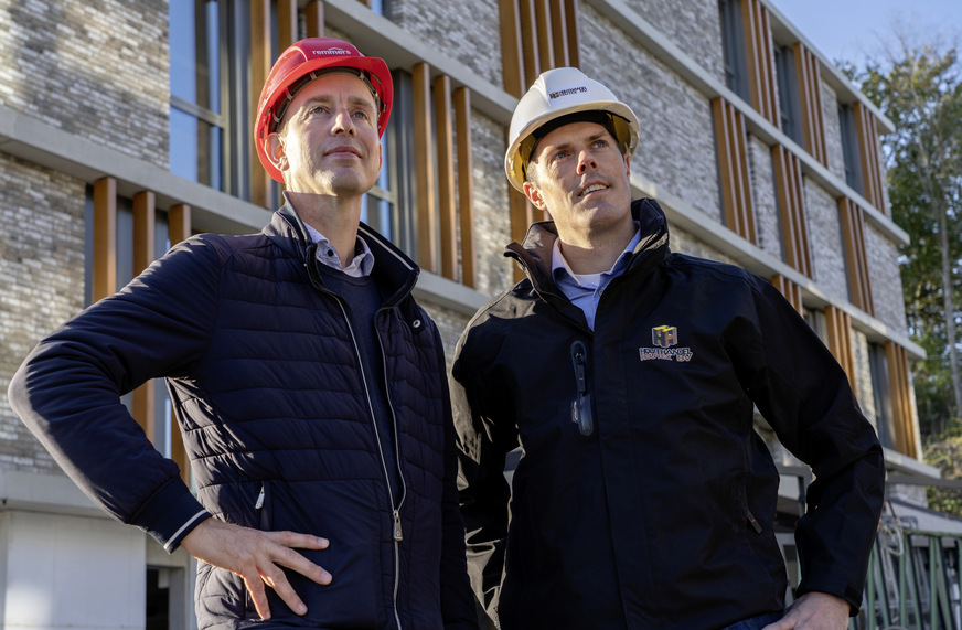 Hylko de Haan von Remmers (l.) und Remco Poot von Houtex blicken zufrieden auf die gute Zusammenarbeit zurück.