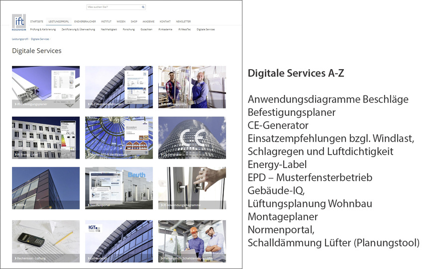 Die digitalen ift-Tools werden ausgebaut und sind zu finden unter www.ift-rosenheim.de/digitale-services.