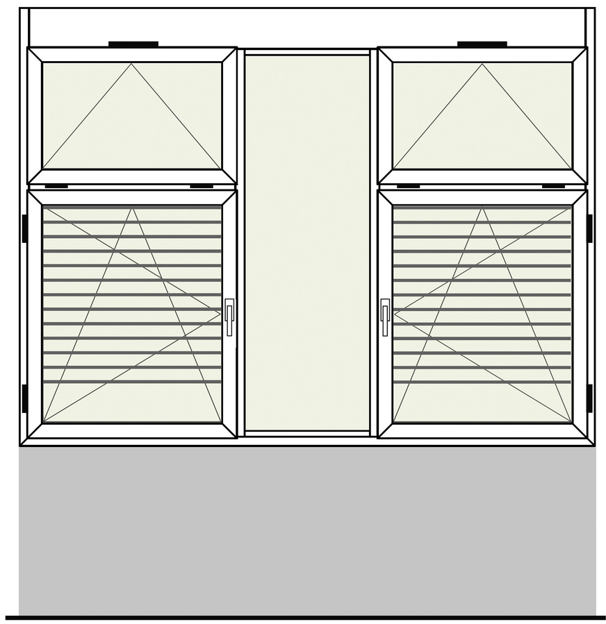 Beispiel für die funktionale Gestaltung eines „guten Schulfensters“