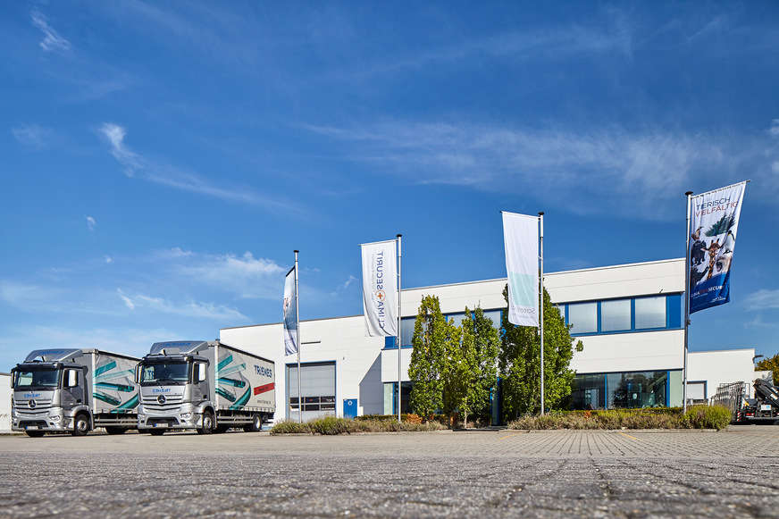 Hier ein Blick auf den Standort von Glas Trienes.