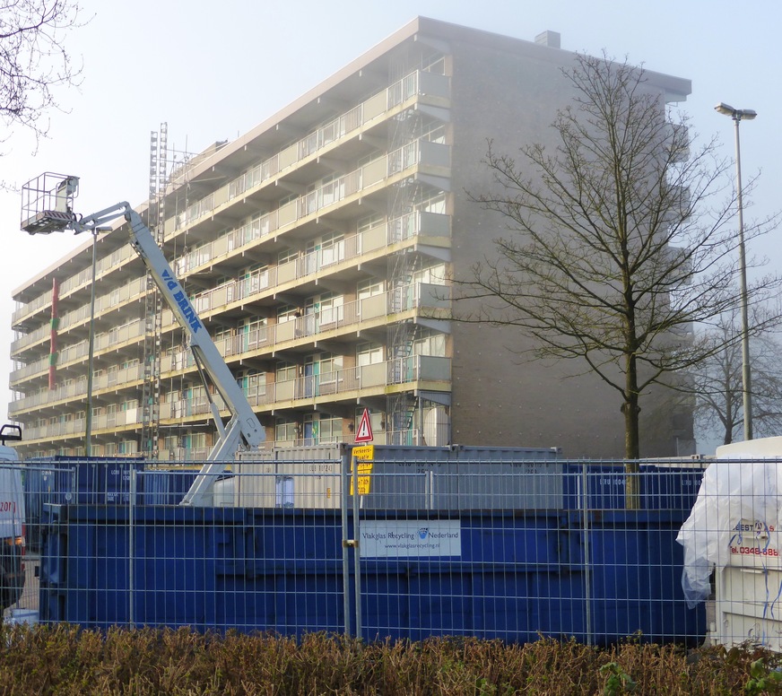 Auch alte Isoliergläser werden direkt von den Baustellen in den Niederlanden zum Recyceln eingesammelt.