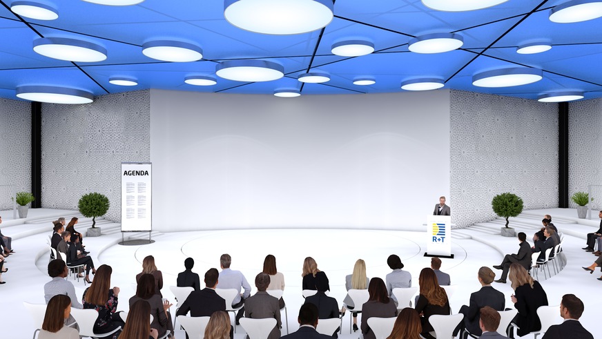 Konferenzbereich der R+T digital