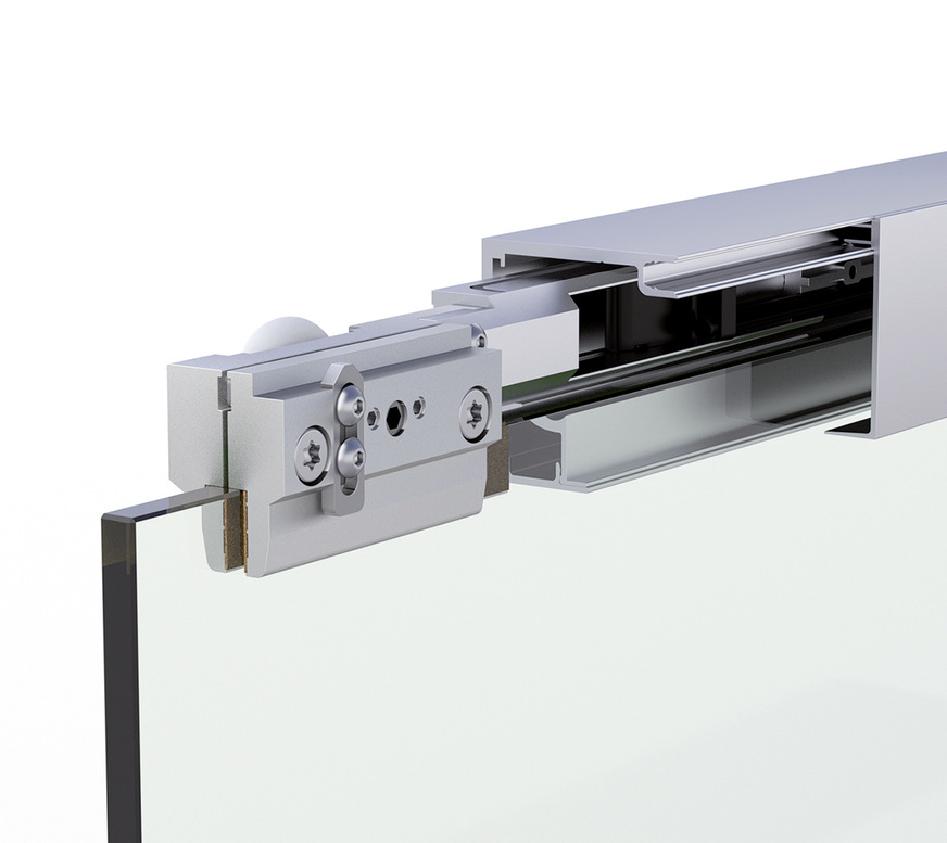 Das neue Schiebetürsystem MasterTrack ST für Badezimmer erweitert das Beschlag-Angebot von Bohle.