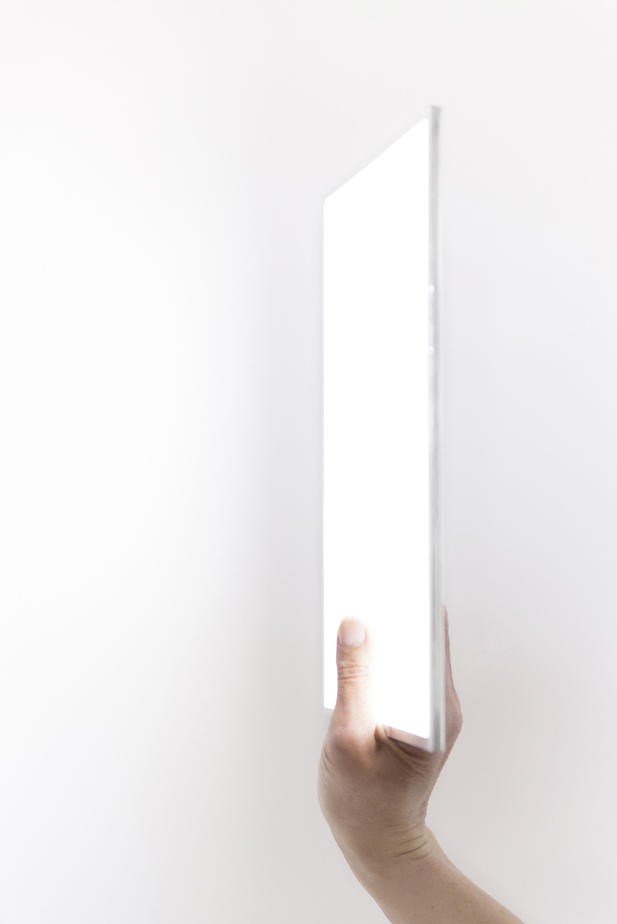 Das dünnste Panel das Lightpanel Air ist nur 6 Millimeter dick – und zählt damit zu den dünnsten Lichtpanelen der Welt.