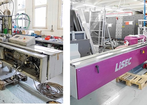 Bei Glastronic werden Maschinen nicht nur technisch, sondern auch optisch wieder auf Vordermann gebracht.
