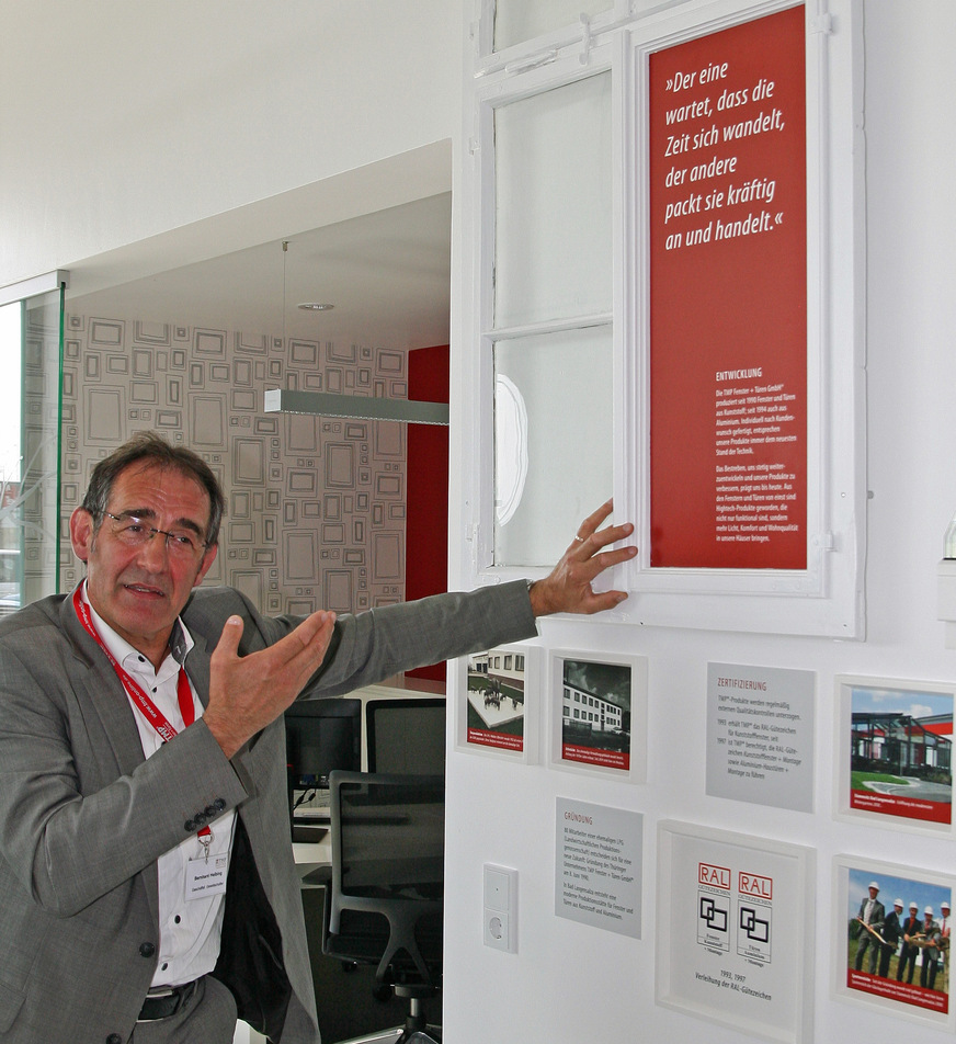 Bernhard Helbing 2014 auf einer VFF-Pressereise, die auch zum TMP-Hauptsitz nach Bad Langensalza führte.