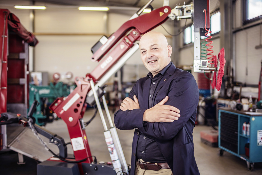 Martin Lobinger, der Firmengründer von Uplifter