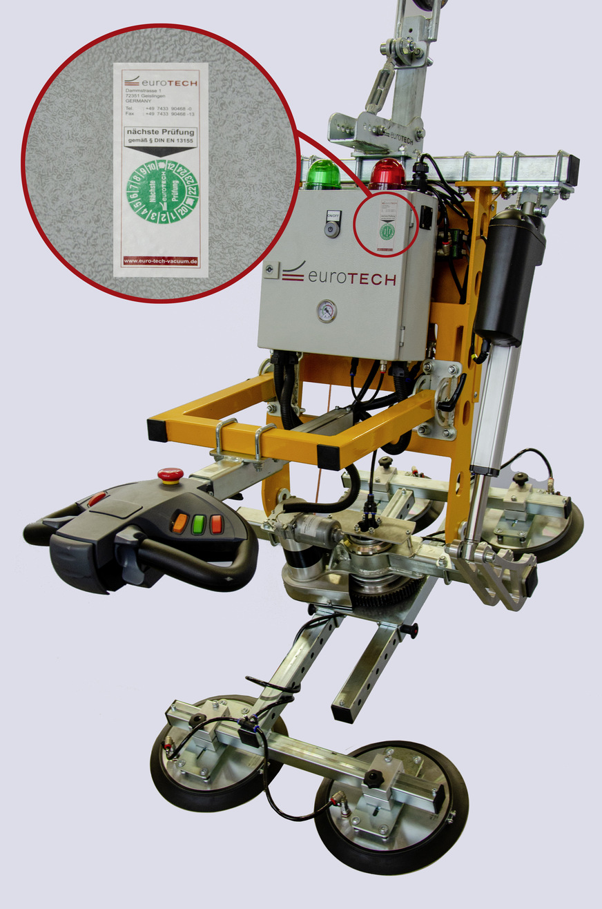 Komplettleistungen rund um die UVV-Abnahme von Hebegeräten nach DIN EN 13155 aller Hersteller bis maximal 1000 kg nach DGUV 52 (BGVD 6) bietet Eurotech jetzt an.