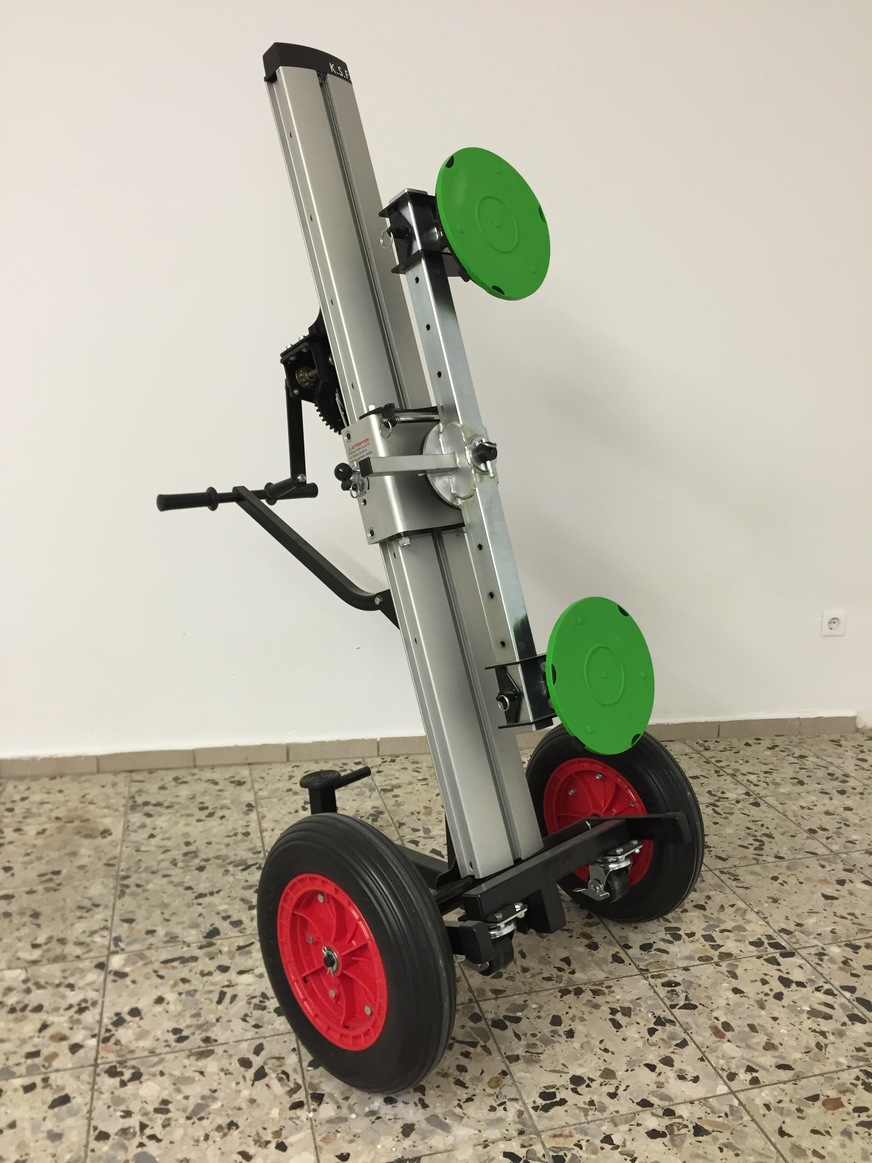 Der TGT GlasKuli stemmt Türen, Glas und Bauelemente bis zu 180 kg.