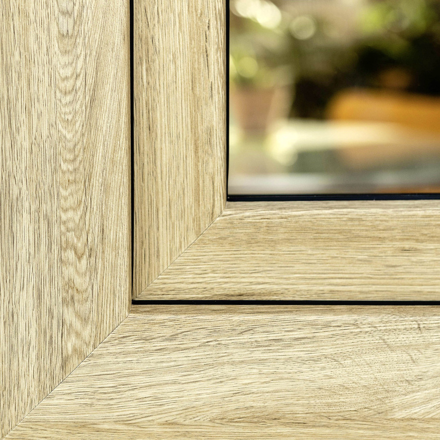 Markante Asteinschlüsse und angeschnittene Blumen verleihen dem neuen Eichendekor Coriander Oak Rustikalität.