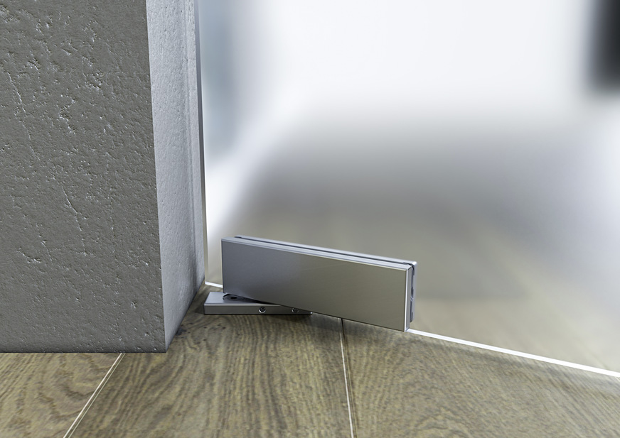 Die hydraulischen Beschläge ermöglichen das automatische Schließen von Türen.