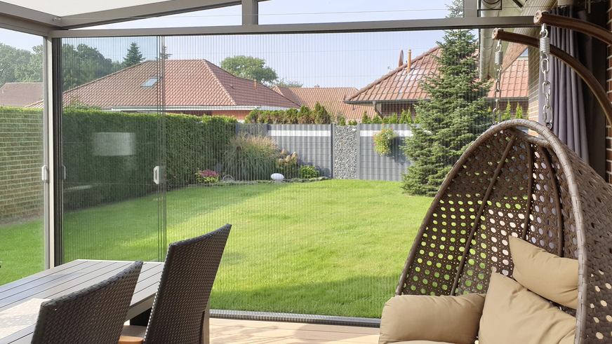 Flexibel in der Anwendung und nur zu sehen, wenn er benötigt wird – das sind die großen Vorteile des Plissees.