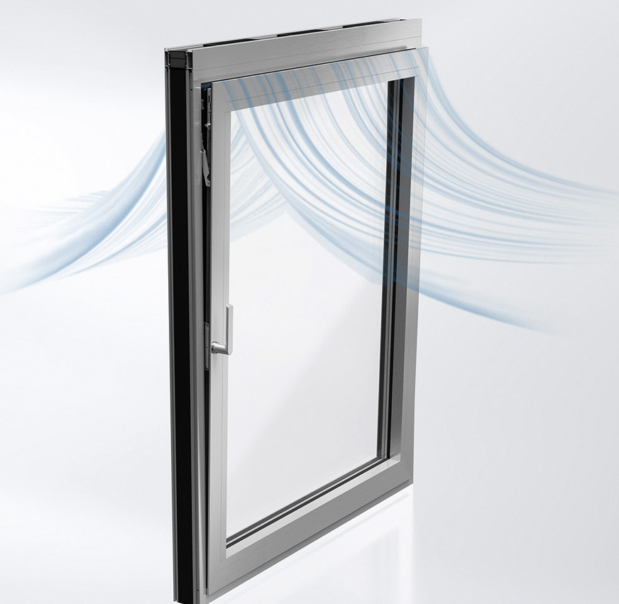 Mit dem neuen Schüco Akustikfenster AWS 90 AC.SI lässt sich in Kippstellung eine Schalldämmwirkung von 31 dB erreichen.