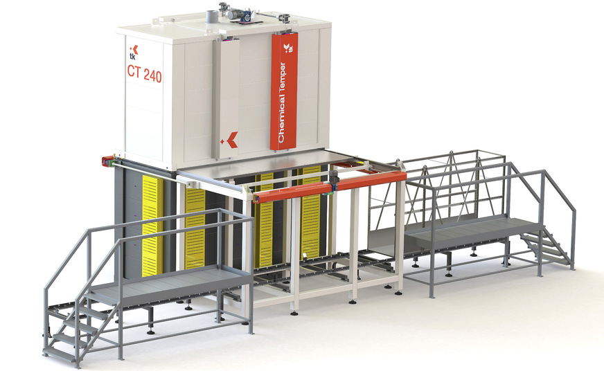 Der CT 240 Ofen von Tk für chemisches Vorspannen