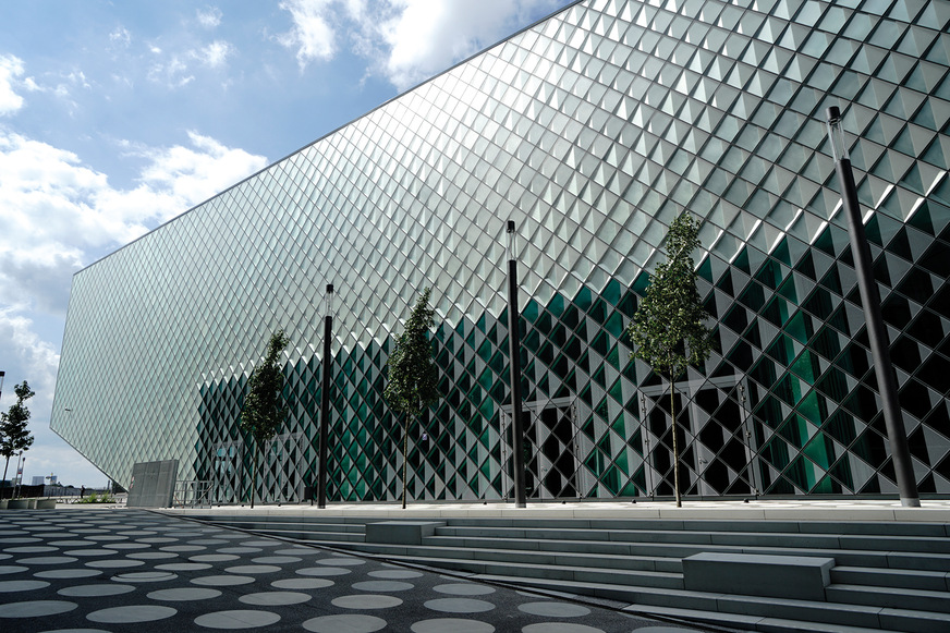 Das Futurium in Berlin wurde mit einer vetroFit SG Fassade ausgestattet.