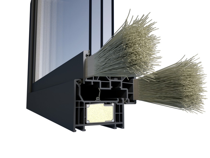ThermoFibra verstärkt Fensterflügel mit eingebetteten, endlosen Glasfasersträngen, die Fenster und Haustüren enorm stabilisieren und gleichzeitig höchste Wärmedämmwerte ermöglichen.