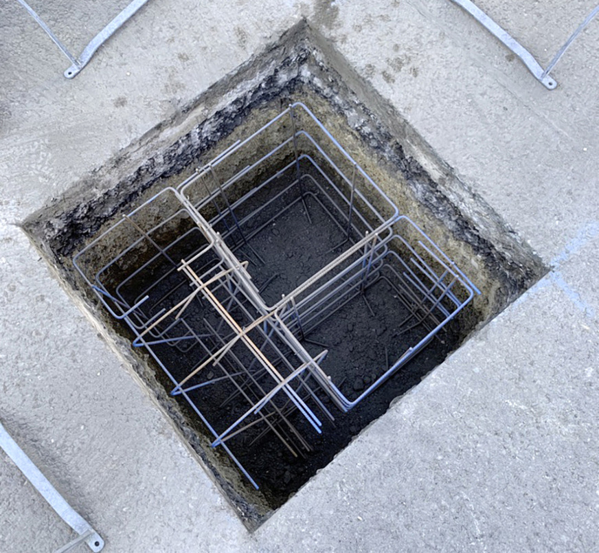 Fundamente erfüllen ihren Sinn und Zweck immer dann, wenn die vorgebene Größe und die Art der Ausführung (mit Armierung) der Hersteller eingehalten wird.