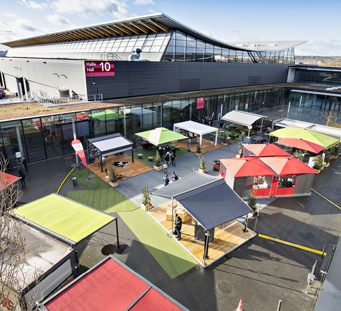 Die Sonderschau OUTDOOR. AMBIENTE. LIVING. wartet vom 5. bis 22. Februar im Rothauspark der Messe Stuttgart auf.