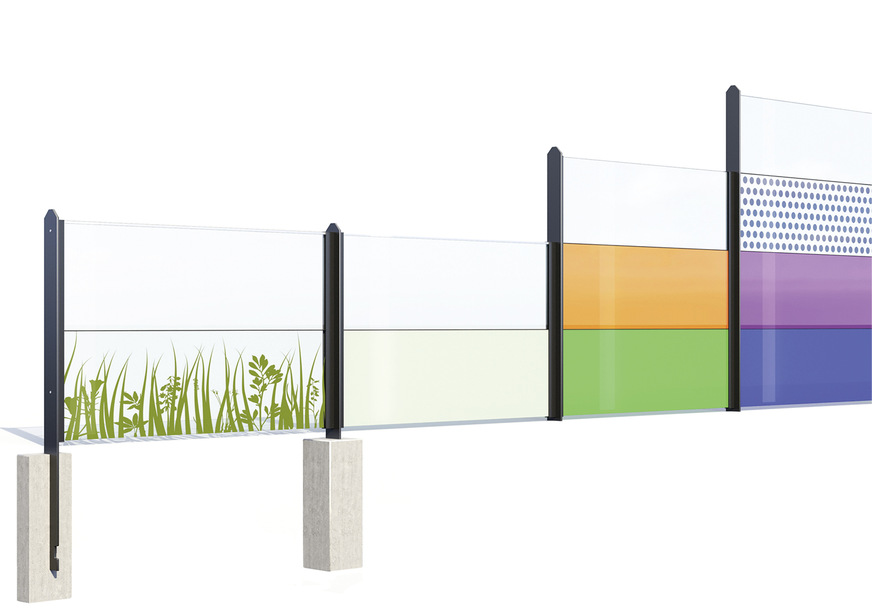 Werden die Haltepfosten für das Glas auf einem Fundament befestigt, empfiehlt sich hierfür eine frostsichere Gründung (ab 80 cm Tiefe), am besten auf einer verdichteten Kiesschicht.