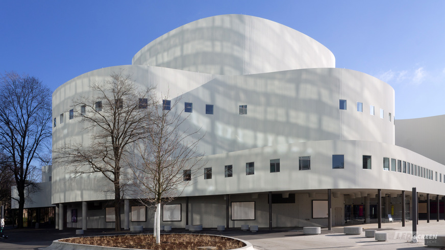 Das komplett sanierte Schauspielhaus Düsseldorf.