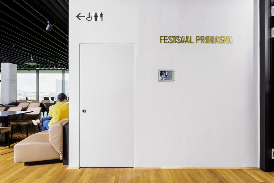 Hier eine Domoferm Stahltür Premium in Kombination mit der spiegellosen, fast unsichtbaren Sino-Zarge. Türblatt und Zarge wurden grundiert geliefert, in Wandfarbe lackiert und passen zum Wanddesign.