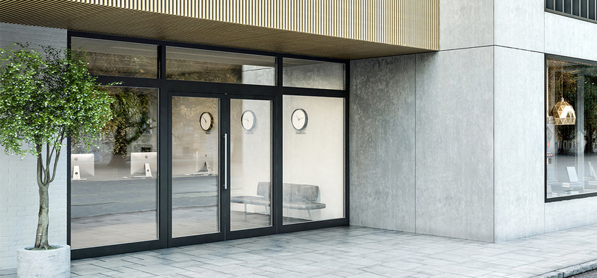 Die Brandschutztür ­heroal FireXtech D 93 FP erfüllt die Brandschutzklassen EI2 30 bis EI2 90 und eignet sich für die&nbsp;Innen- und Außen­anwendung im Privat- und Objektbau.