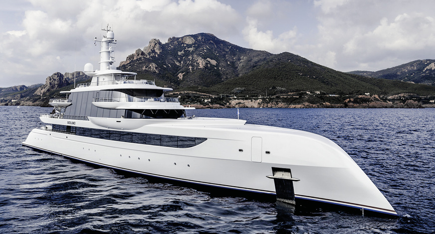 Die Gestaltung der Excellence von Winch Design verleiht der Yacht eine einzigartige Signatur.