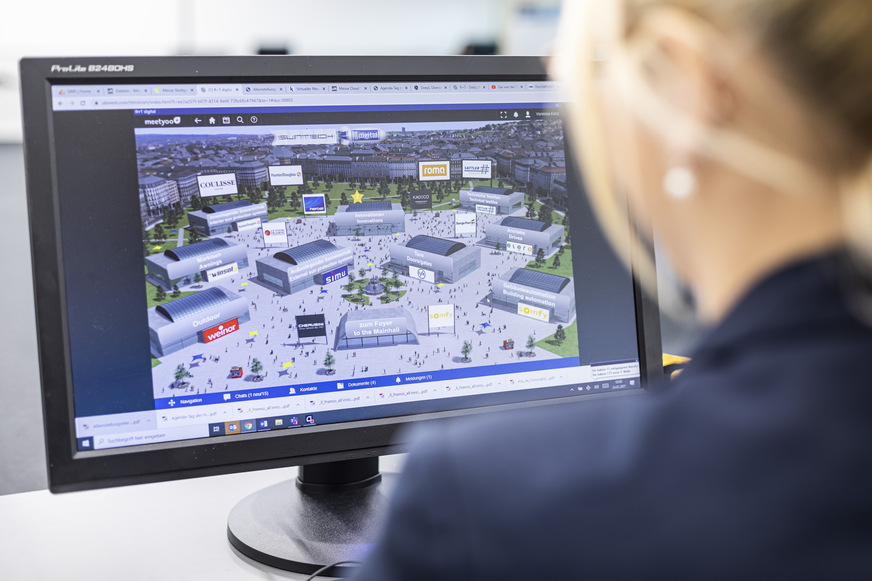 Um die verschiedenen Funktionalitäten demonstrieren und erläutern zu können, wird bis Mitte November 2021 eine Demo-Version der digitalen Plattform für die R+T 2022 eingerichtet.