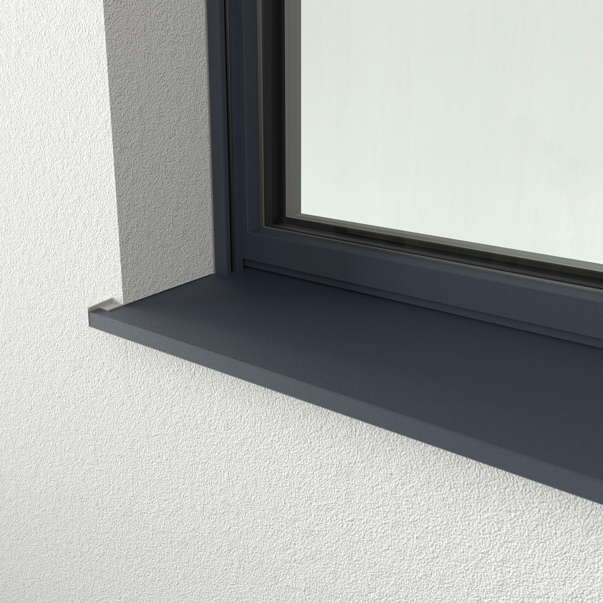 Das Fenster wird dann eingebaut, kurz bevor der Möbelwagen vor der Tür steht.