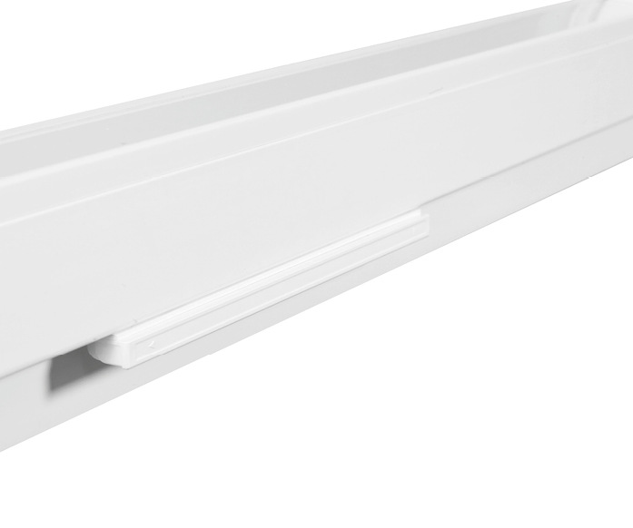 Der eingebaute Überschlagslüfter aus dem PLUS-­System in geöffnetem Zustand