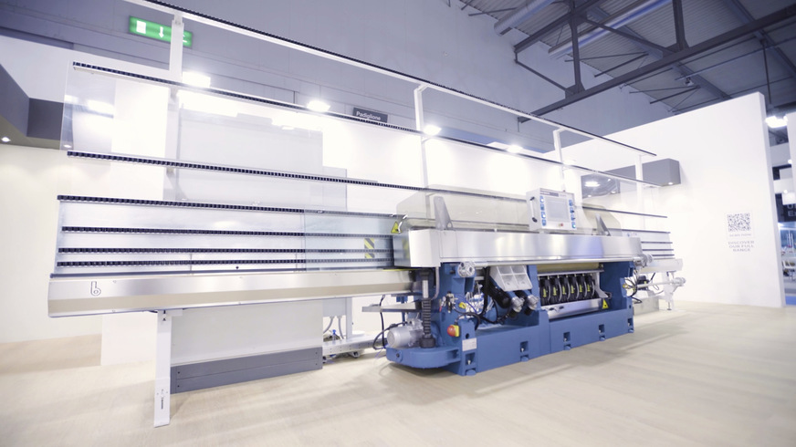 Die automatische Einstellung der Schleifscheibe der neuen ELB 11/4 Kantenbearbeitungs-Anlage von Bovone kann in drei verschiedenen Modi erfolgen.